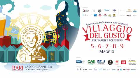 Bari, ''Villaggio del Gusto'': per San Nicola 5 giorni di gastronomia e prodotti artigianali 